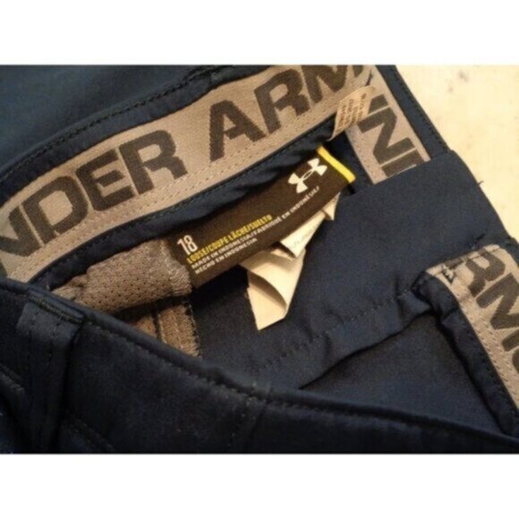 NEW Under Armour boys size 18 Navy Heatgear Golf shorts MSRP $60 - Picture 4 of 5